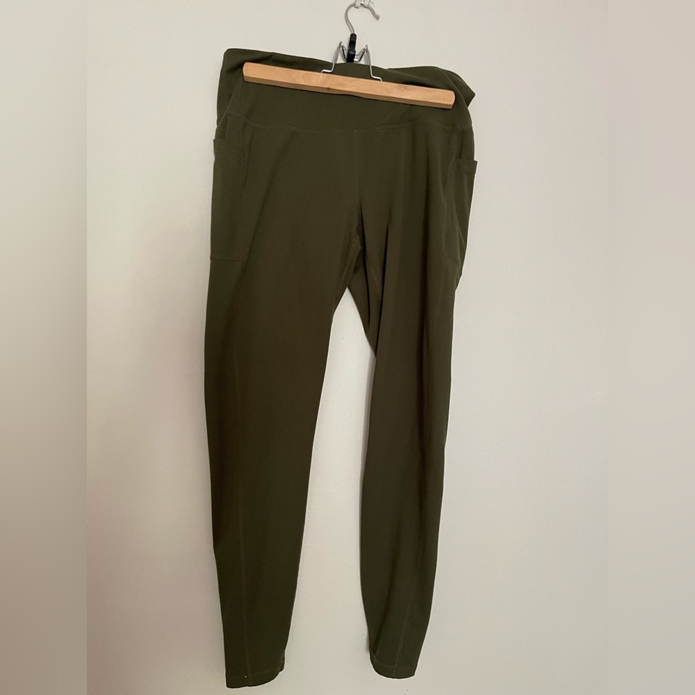 Olive Green Leggings